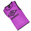 Purple-Black - Back - Umbro Unisex Adult Training Bib