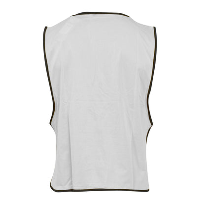 White-Black - Side - Umbro Unisex Adult Training Bib