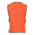 Fluorescent Orange-Black - Side - Umbro Unisex Adult Training Bib