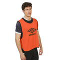 Fluorescent Orange-Black - Lifestyle - Umbro Unisex Adult Training Bib