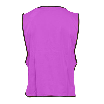 Purple-Black - Side - Umbro Unisex Adult Training Bib