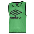 Emerald-Black - Front - Umbro Unisex Adult Training Bib