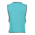 Aqua-Black - Side - Umbro Unisex Adult Training Bib