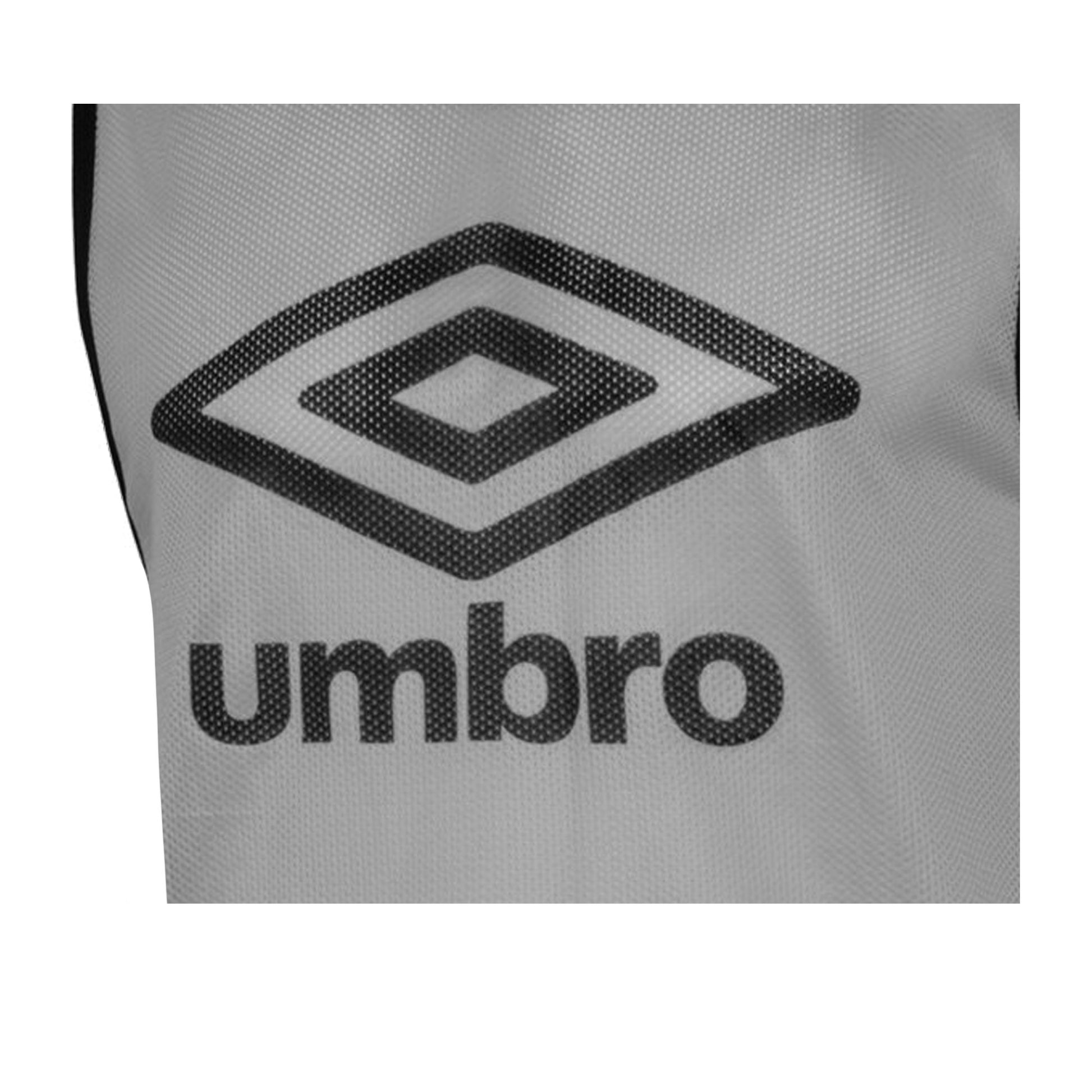 High Rise Grey-Black - Side - Umbro Unisex Adult Training Bib