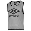 High Rise Grey-Black - Front - Umbro Unisex Adult Training Bib