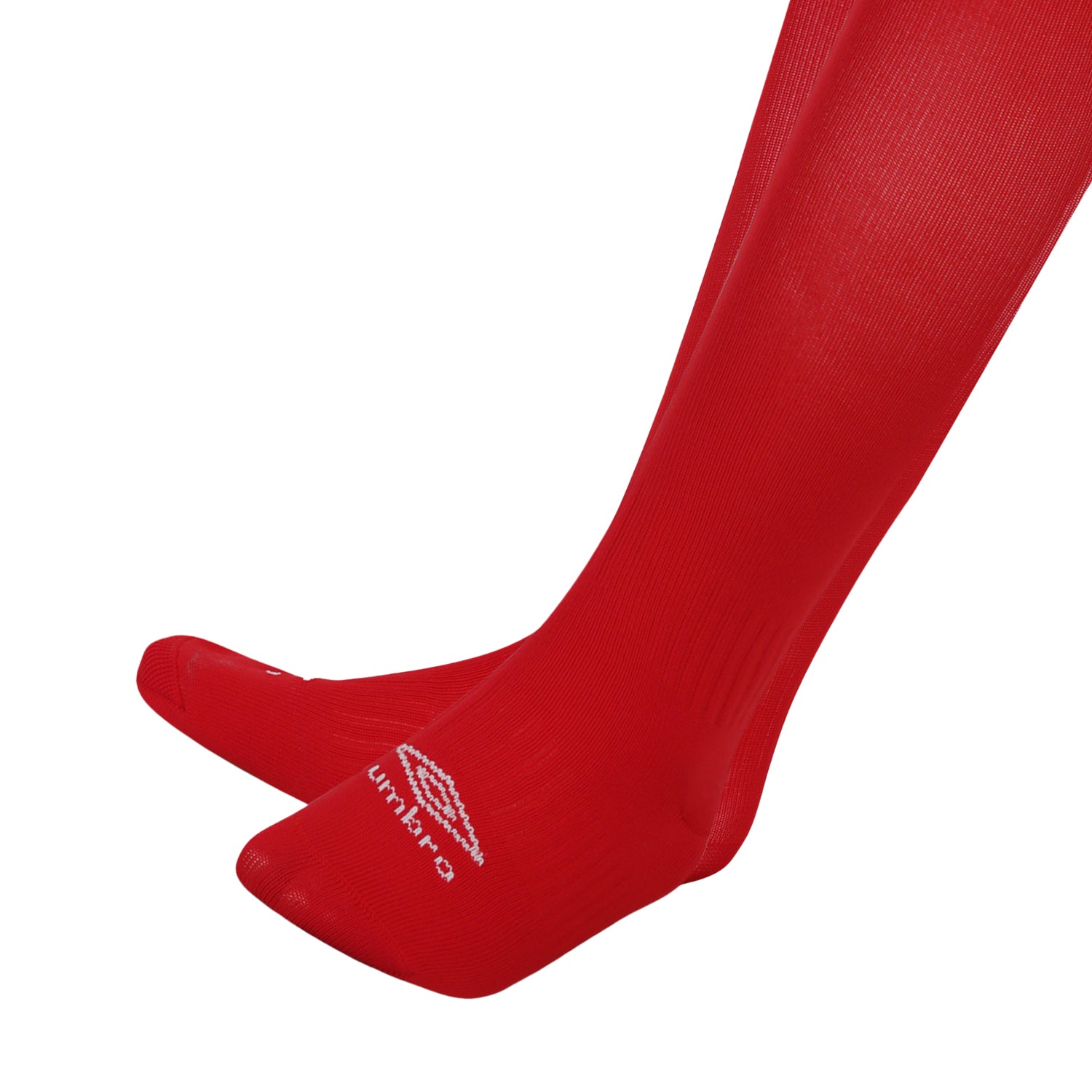 Vermillion-White - Back - Umbro Mens Primo Football Socks