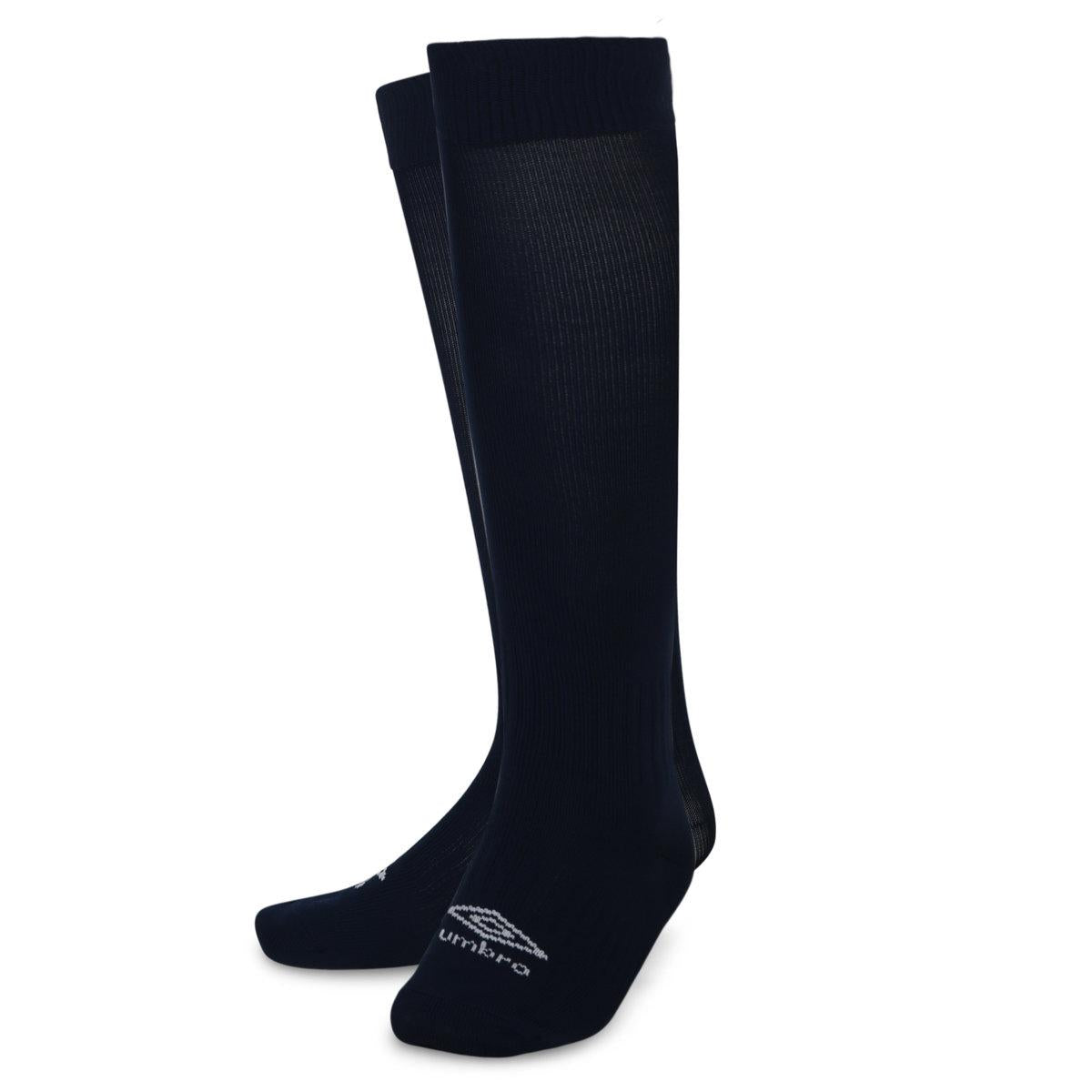 Dark Navy-White - Front - Umbro Mens Primo Football Socks