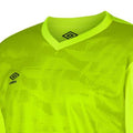 Safety Yellow-Green Sheen-Black - Side - Umbro Childrens-Kids Counter Goalkeeper Jersey