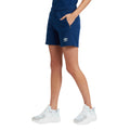 Navy-White - Lifestyle - Umbro Womens-Ladies Club Leisure Shorts
