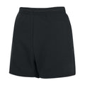 Black-White - Back - Umbro Womens-Ladies Club Leisure Shorts