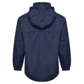 Dark Navy - Back - Umbro Childrens-Kids Club Essential Waterproof Jacket