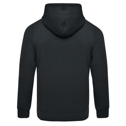 Black-White - Side - Umbro Mens Club Leisure Full Zip Hoodie