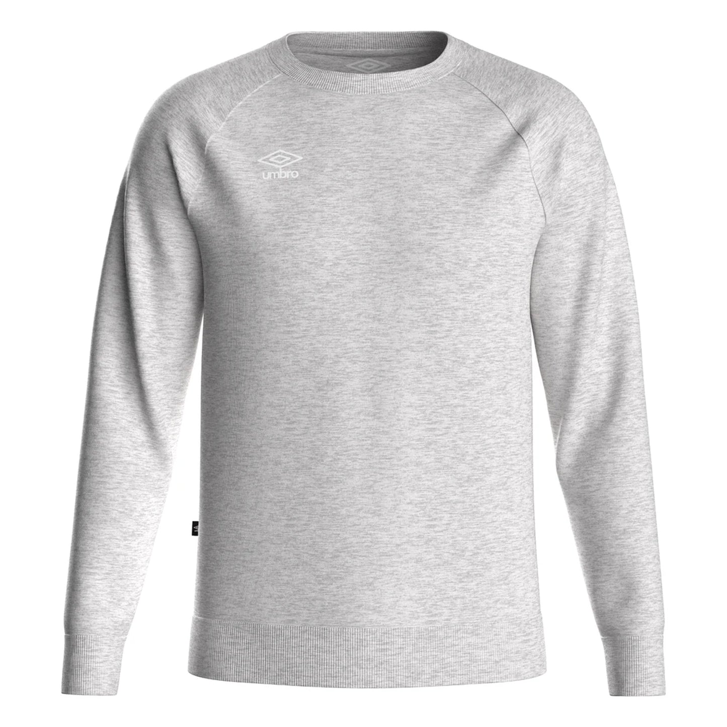 Grey Marl-White - Front - Umbro Childrens-Kids Club Leisure Sweatshirt