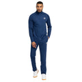 Navy-White - Pack Shot - Umbro Mens Total Training Knitted Tracksuit