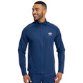 Carbon-White - Front - Umbro Mens Total Training Knitted Tracksuit
