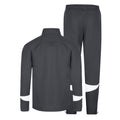 Carbon-White - Side - Umbro Mens Total Training Knitted Tracksuit