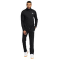 Black-White - Side - Umbro Mens Total Training Knitted Tracksuit