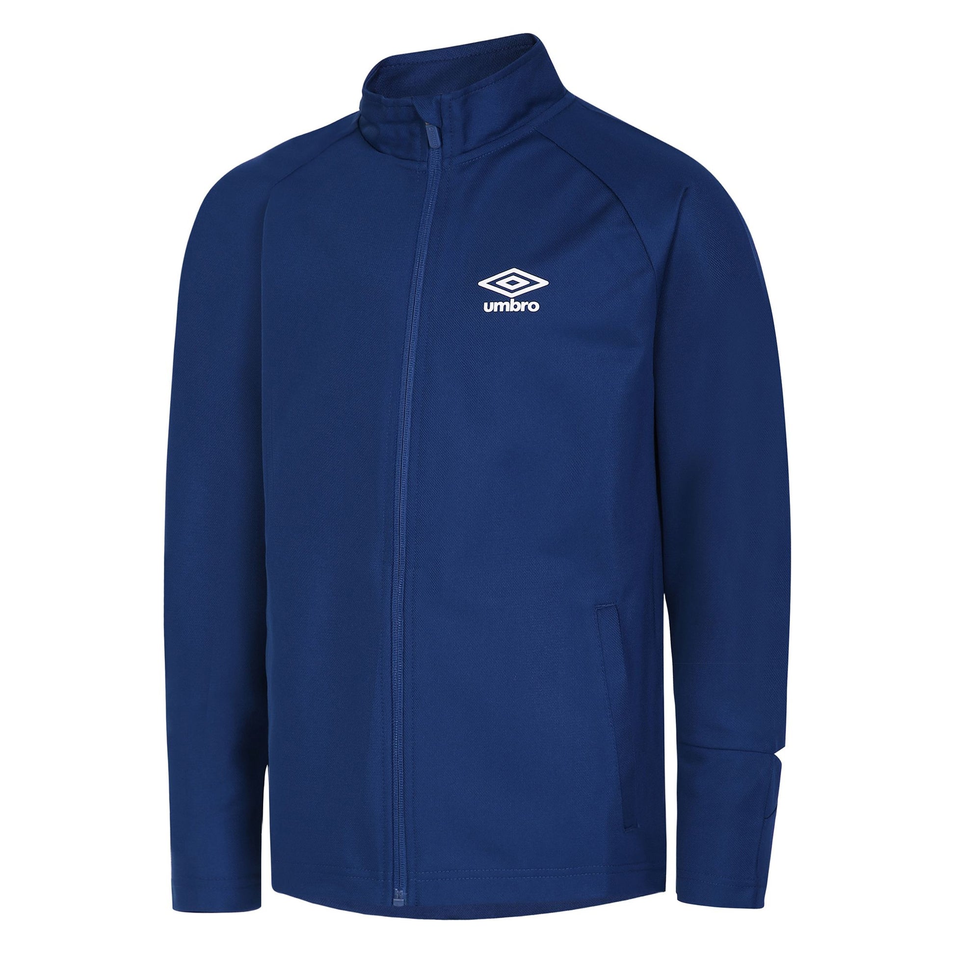 Navy-White - Side - Umbro Mens Total Training Knitted Tracksuit