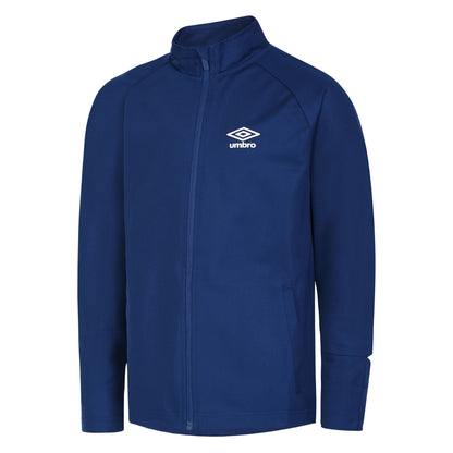 Navy-White - Side - Umbro Mens Total Training Knitted Tracksuit