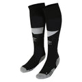Black-Grey - Front - Derby County FC Childrens-Kids 22-23 Umbro Home Socks