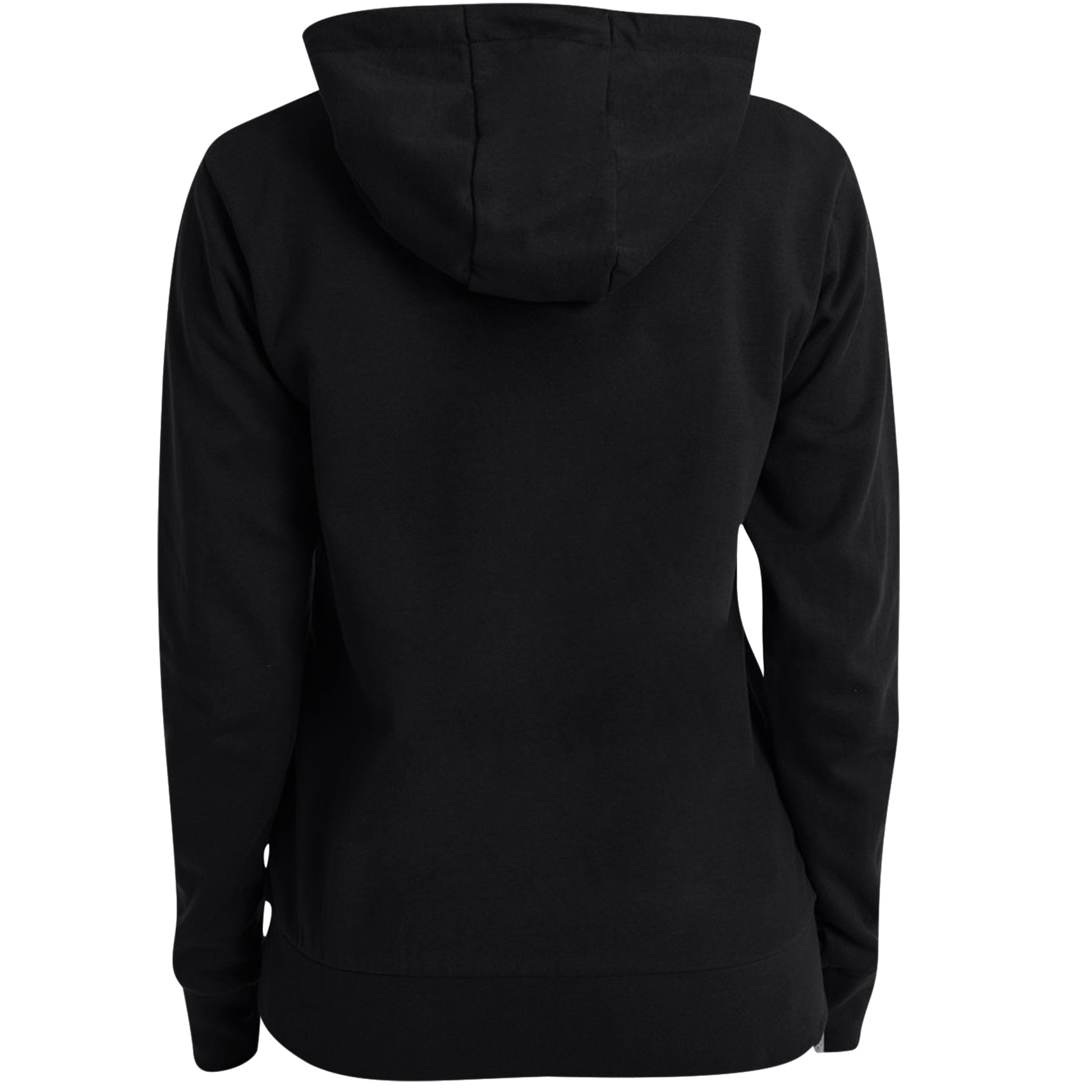 Black - Back - England Rugby Womens-Ladies Classic Umbro Full Zip Hoodie