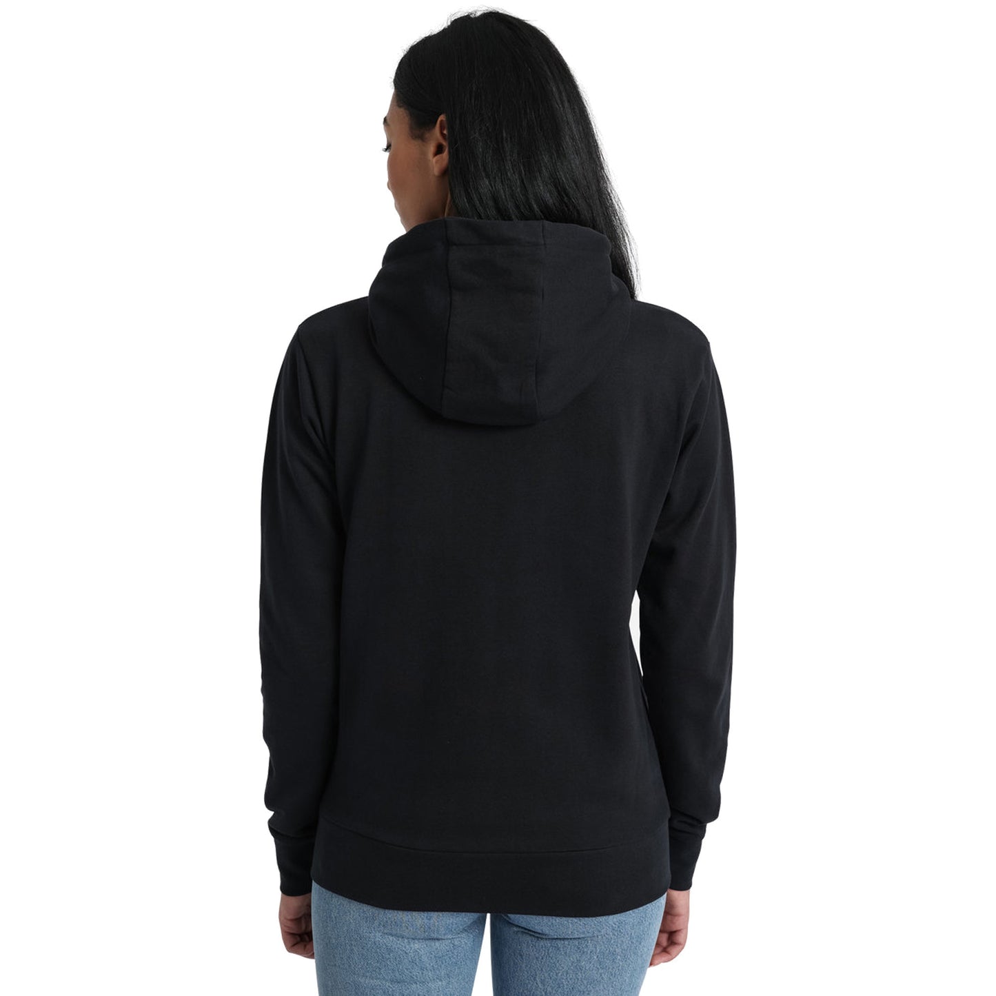Black - Lifestyle - England Rugby Womens-Ladies Classic Umbro Full Zip Hoodie