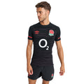 Black - Side - England Rugby Mens Alternate Pro 22-23 Umbro Jersey