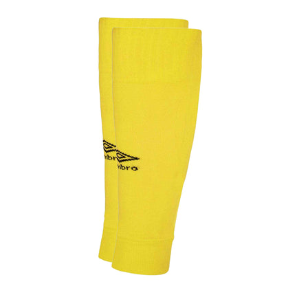 Blazing Yellow-Carbon - Side - Umbro Boys Leg Sleeves