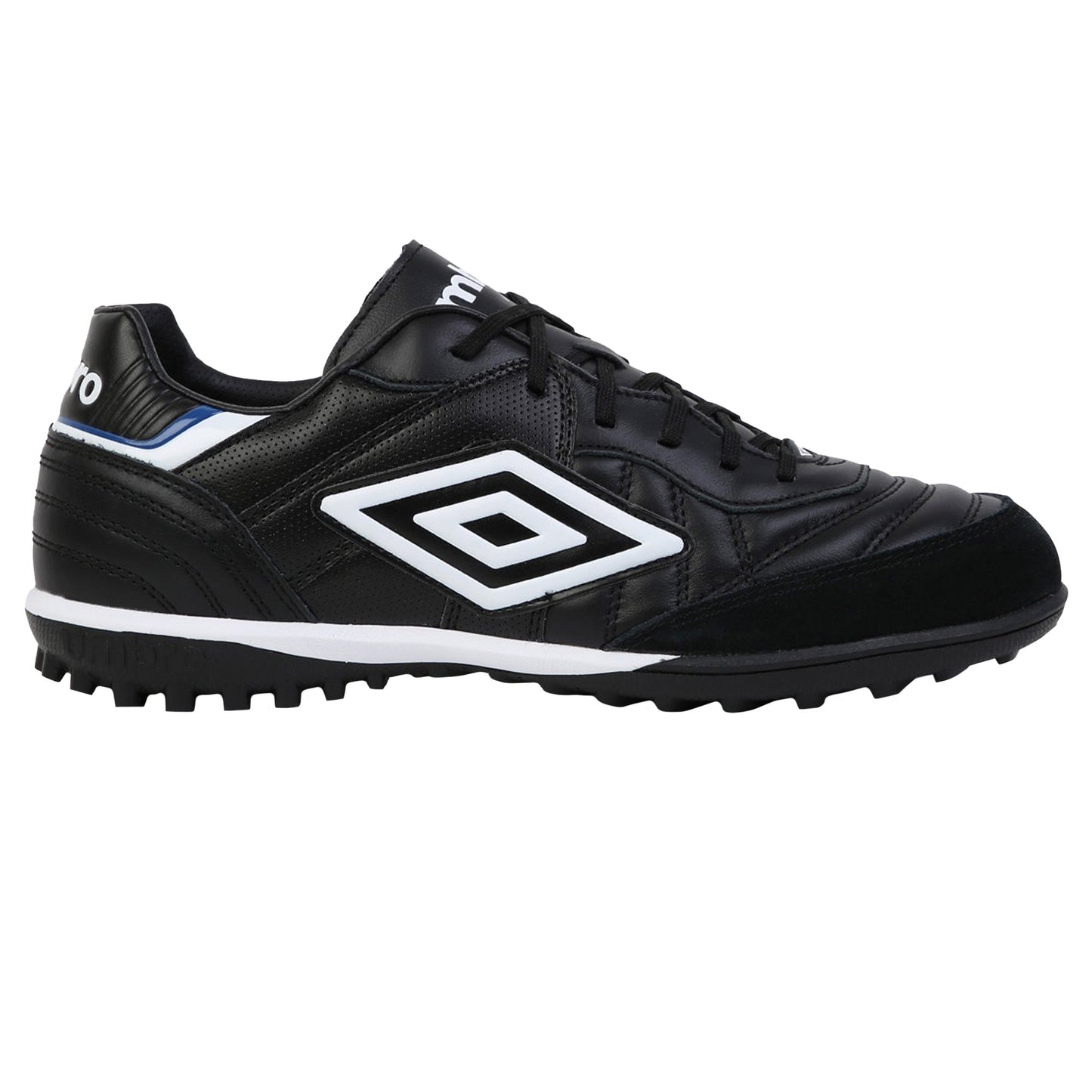 Black-White-Royal Blue - Back - Umbro Mens Speciali Eternal Team Nt Grain Leather Astro Turf Trainers