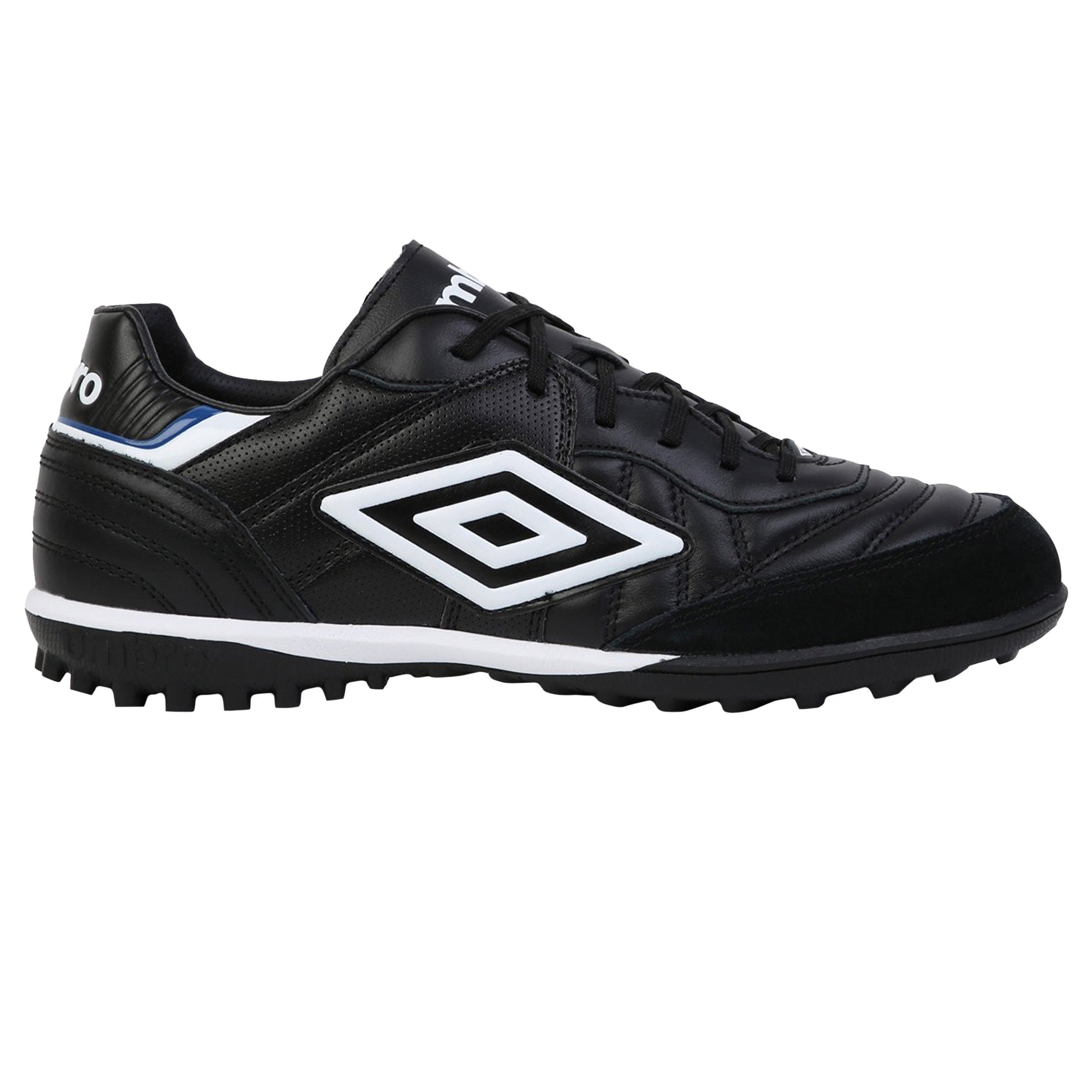 Black-White-Royal Blue - Back - Umbro Mens Speciali Eternal Team Nt Grain Leather Astro Turf Trainers