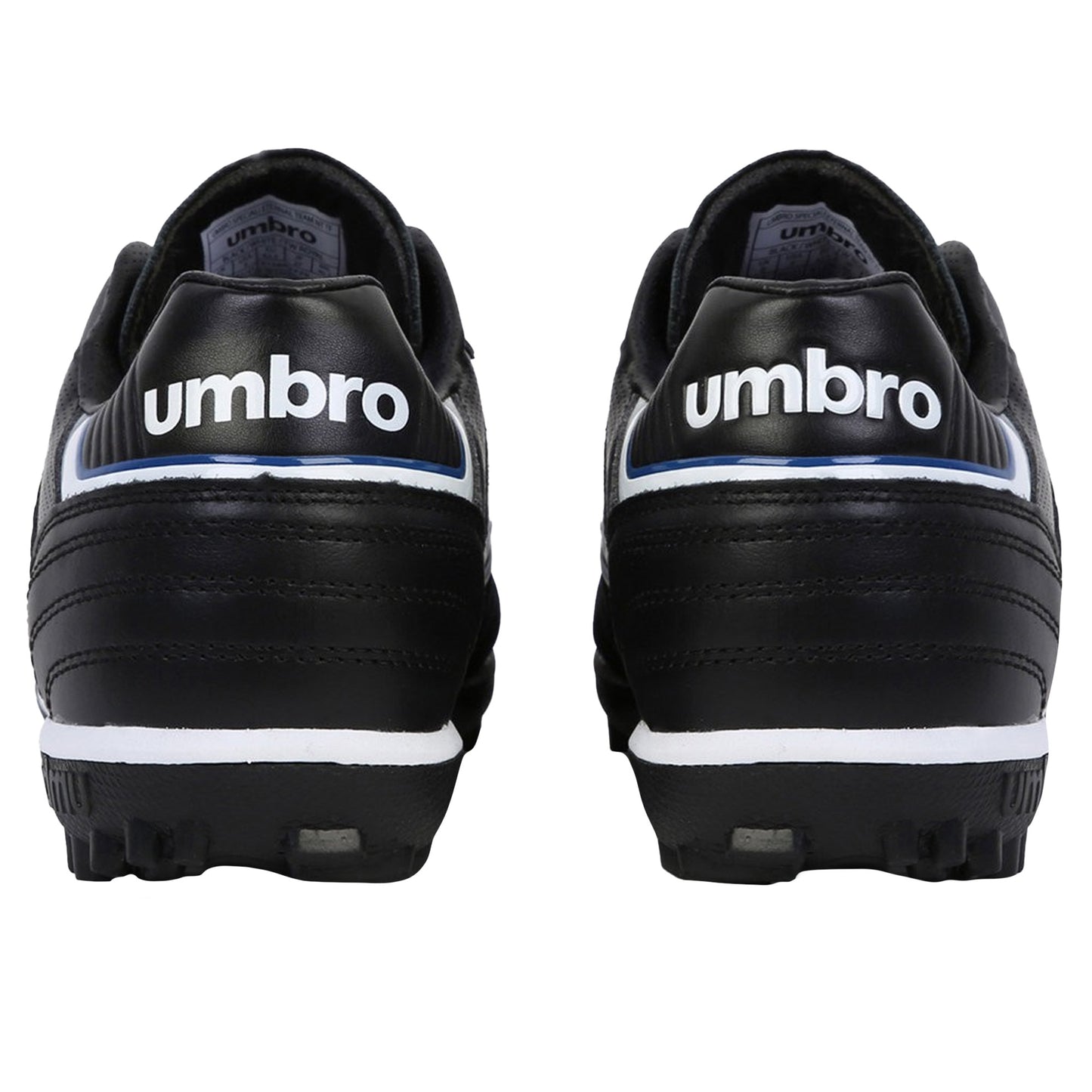 Black-White-Royal Blue - Side - Umbro Mens Speciali Eternal Team Nt Grain Leather Astro Turf Trainers