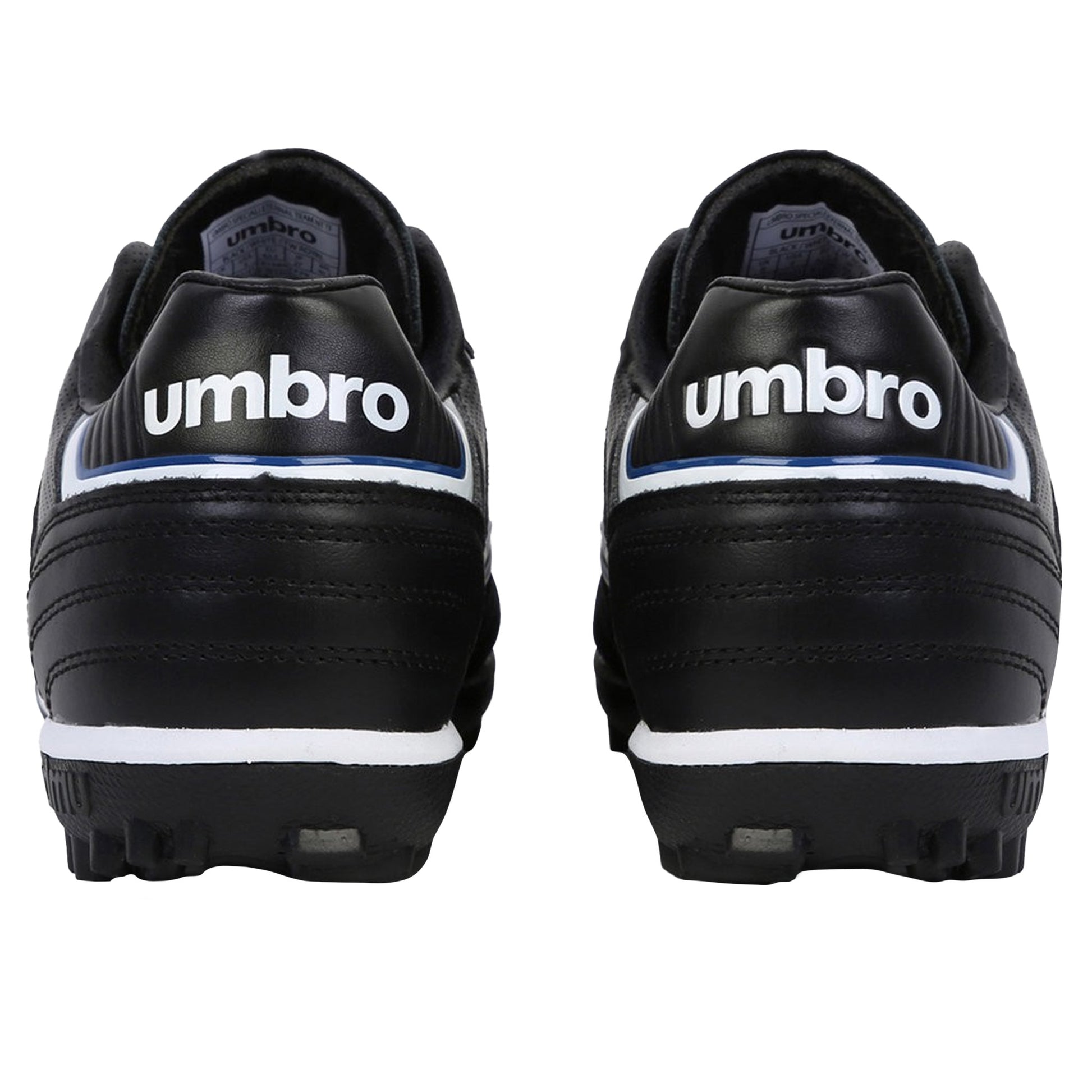 Black-White-Royal Blue - Side - Umbro Mens Speciali Eternal Team Nt Grain Leather Astro Turf Trainers