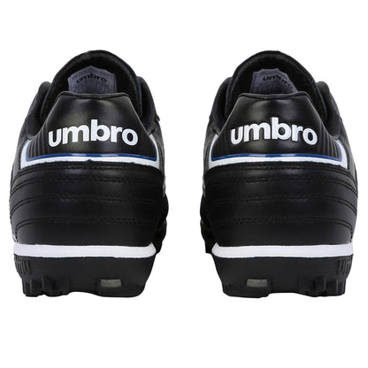 Black-White-Royal Blue - Side - Umbro Mens Speciali Eternal Team Nt Grain Leather Astro Turf Trainers