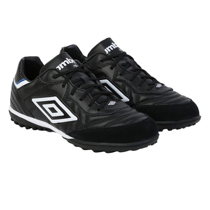 Black-White-Royal Blue - Front - Umbro Mens Speciali Eternal Team Nt Grain Leather Astro Turf Trainers