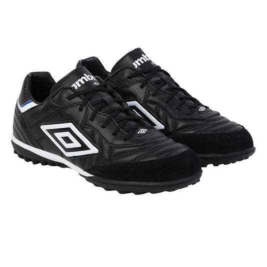 Black-White-Royal Blue - Front - Umbro Mens Speciali Eternal Team Nt Grain Leather Astro Turf Trainers