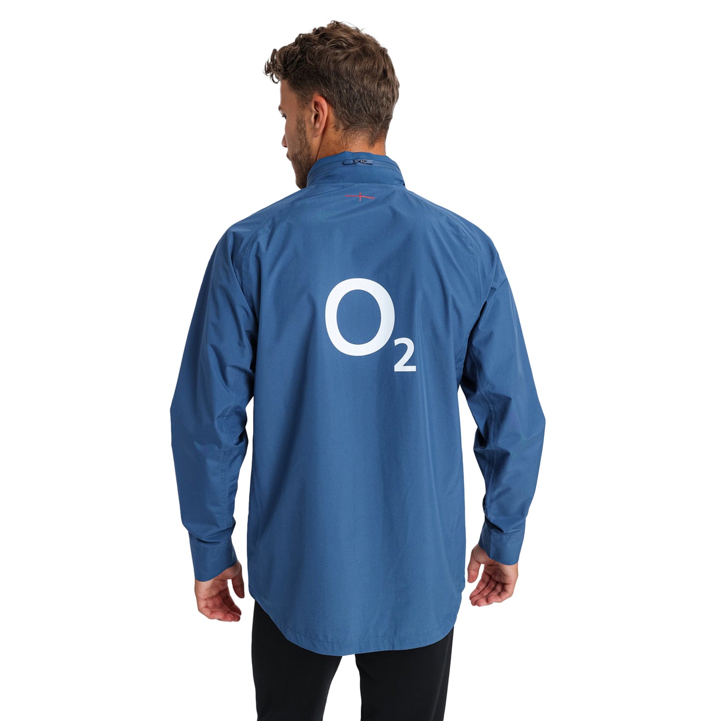 Ensign Blue - Lifestyle - England Rugby Mens 22-23 Umbro Waterproof Jacket