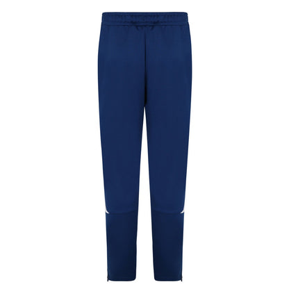 Navy-White - Back - Umbro Childrens-Kids Total Tapered Training Jogging Bottoms