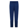 Navy-White - Back - Umbro Childrens-Kids Total Tapered Training Jogging Bottoms