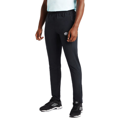 Black-Phantom Grey-Stargazer - Side - Umbro Mens Pro Training Tracksuit Bottoms