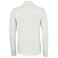 Oyster Mushroom-Blazing Yellow - Back - Brentford FC Mens 22-23 Umbro Quarter Zip Fleece Top