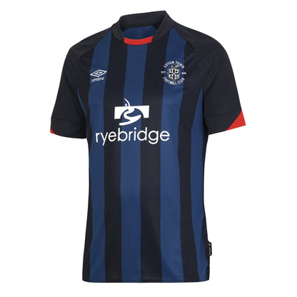 Navy-Black - Front - Luton Town FC Childrens-Kids 22-23 Umbro Third Jersey