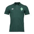 Sea Moss - Front - SV Werder Bremen Mens 22-23 Umbro CVC Polo Shirt