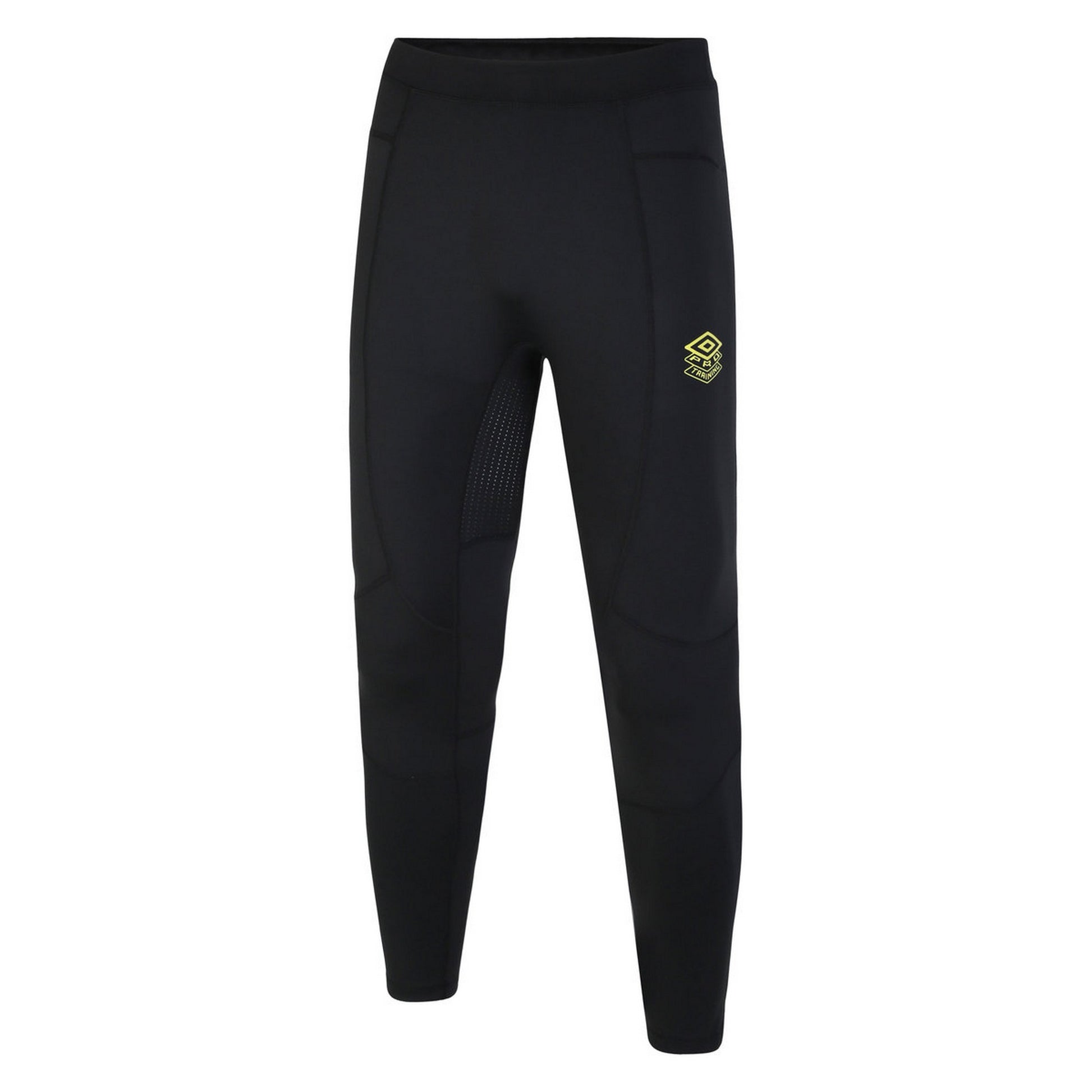Black - Front - Umbro Mens Pro Training Elite Running Tights