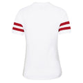 White-Claret Red - Back - England Rugby 22-23 Replica Umbro Home Jersey