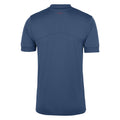 Ensign Blue - Back - England Rugby Mens 22-23 Umbro Polyester Polo Shirt