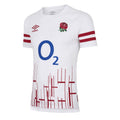 White-Red-Blue - Front - England Rugby Mens 22-23 Pro Umbro Home Jersey