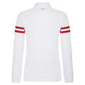 White-Classic Red - Back - England Rugby Mens 22-23 Classic Umbro Long-Sleeved Home Jersey