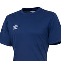 Navy - Side - Umbro Childrens-Kids Club Jersey