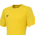 Yellow - Side - Umbro Childrens-Kids Club Jersey