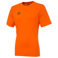 Shocking Orange - Front - Umbro Childrens-Kids Club Jersey